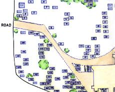 Map - v5 2025 West Plan of Churchyard - western portion